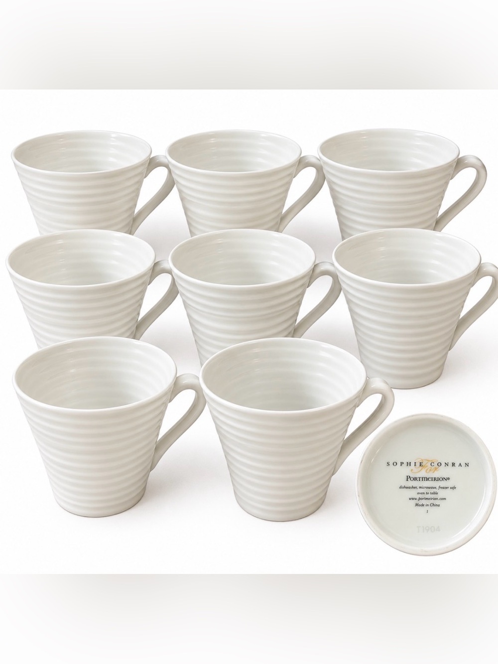 Sophie Conran Ceramic Mugs - Set of 8